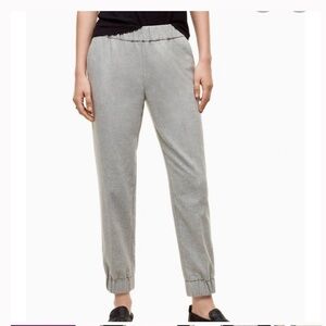 Aritzia Wilfred Turquet Wool Cashmere Blend Jogger Pant in Grey Sz XXS